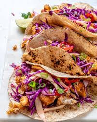 Place chunks of fish into the tortillas, add the slaw. Fish Tacos With Limey Mango Cabbage Slaw For Epic Clean Eats Clean Food Crush