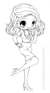 All the rest your little princess will do herself. Chibi Coloring Pages Adorable Downloadable Collection Whitesbelfast Com