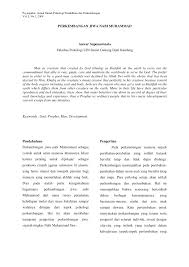 Permulaan tarikh bagi ummat islam. Pdf Perkembangan Jiwa Nabi Muhammad