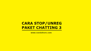 Maybe you would like to learn more about one of these? Cara Stop Unreg Paket Chatting 3 Tri 5000 Sebulan Nanda Hero