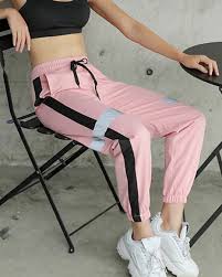 بنطال نسائي كاجول اللون ابيض وردي اسود القياس S M L Xl Xxl السعر 20 الف اكسبلور ملابس مدرسه هودي احذيه سويتشيرت العرا Capri Pants Pants Fashion