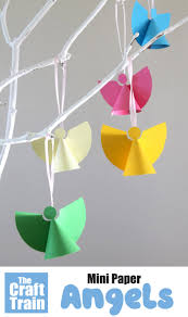 How to make 3d paper fish read all of the steps before starting. Mini Paper Angels The Craft Train