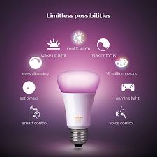 Philips Hue 2 Pack Premium Smart Light Starter Kit 16 Million Colors For Most Lamps Overhead Lights Works With Alexa Apple Homekit And Google Assistant Amazon Com