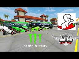 2 template livery bussid (bawaan aplikasi). Livery Bussid Mod Evolander Monster Youtube