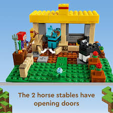 They carry you great distances, help haul your things, and they're somewhat easy to find, if you spawn in a plains or savannah biome. Buy Lego 21171 Minecraft The Horse Stable Farm Toy With Skeleton Horseman Figure Toys For Kids 8 Years Old Online In Turkey B08wwx6byy