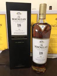 Macallan 18 Sherry Cask Cask Whisky Macallan Whiskey Bottle
