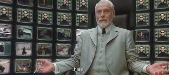 The Architect The Architect Matrix Matrix Reloaded Screenwriting