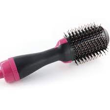 Your other hand comes in handy to guide your hair as this hair tool brushes through and untangles and dries your hair instantly. Round Brush Blow Dryer Electric Hair Styler Life Changing Products