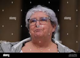 Margaret McKeich, the mother of of 14-year-old Caroline Glachan, outside  the High Court in Glasgow where Donna Brand who is one of three people  found guilty of the murder of her daughter