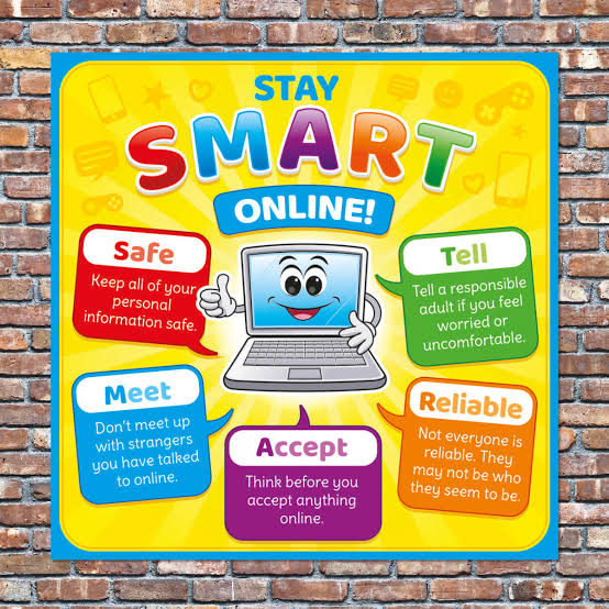 Stay Smart Online Poster - Online Safety Poster for Schools