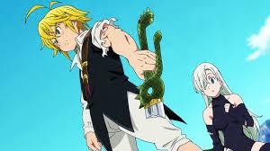 The legend of sir gawain and the green knight (1984) Anime Drawing 006 Meliodas And Elizabeth From Seven Deadly Sins Steemit