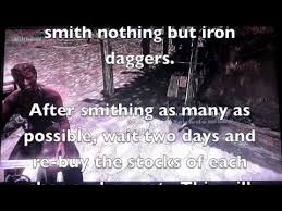 But in the unpatched one it takes roughly 540 iron daggers to get to level. Skyrim Leather Strips Item Codes 07 2021
