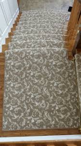 Traditional stair runners, stairrunners, stair runner carpet, stair carpeting, custom stair runners, hall runner, wool runner, stair runner store since 1996 Stanton Atelier Collection Davinci In Belgian Beige Custom Stair Runner Traditional Floral Stairrunner Patterned Carpet Carpet Stairs Stair Runner Carpet