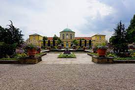 The simplicity and charm of this mission style design adds a handcrafted look to your home's exterior. Photo Germany Fountains Hanover Herrenhausen Palace Spruce Cities