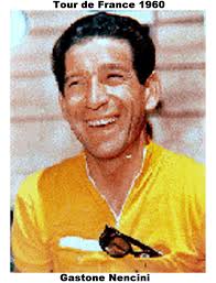Gastone Nencini vainqueur du Tour de France 1960 mais la chute dramatique  de Roger Riviere dans la descente du Col Perjuret lui à eté profitable