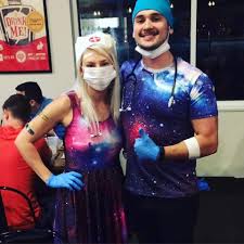 We Dressed Up As Universal Healthcare For Halloween In America This Is Terrifying To Half Of Our Population Pun Costumes Halloween Costume Puns Punny Costumes