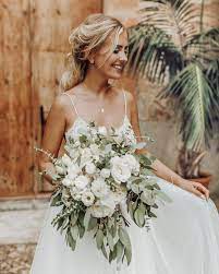 All of our wedding flowers are artificial and will look amazing forever. Wedding Gown Ivory Bouquet Wedding Sage Green Wedding Colors White Wedding Bouquets