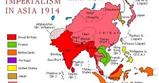 Imperialism In Asia 1914 Click On Image To Enlarge Asia Map Asia Map