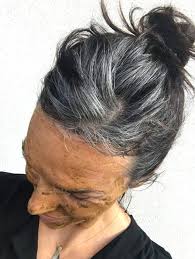Transition to gray hair with lowlights. How To Go Gray Before And After Pictures This Organic Girl