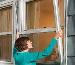 The storm window essentially mothballs the windows. Exterior Storm Windows By Larson