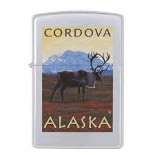 Caribou Scene Cordova Alaska Zippo Lighter Zazzle Com In 2020 Zippo Lighter Zippo Zippo Collection
