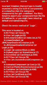 Invariant Violation Element Type Is Invalid Expected A String For Built In Components Or A Class Function For Composite Components But Got Object You Likely Forgot To Export Your Component From The File It S