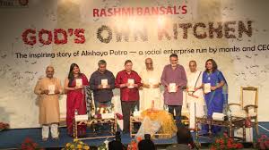 Rashmi Bansal S God S Own Kitchen The Inspiring Story Of Akshaya Patra The Event Was Held On 22 April 2017 In Book Launch Inspirational Story Launch Event