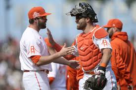 The fact that his san francisco giants had won their third straight game was just a small part of the reason. Kevin Gausman And Curt Casali Lead Sf Giants Past Nationals Mccovey Chronicles
