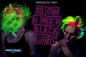 Neon colors are blacklight uv reactive. Uv Product Line Glows Under Black Light Tish Snooky S Manic Panic