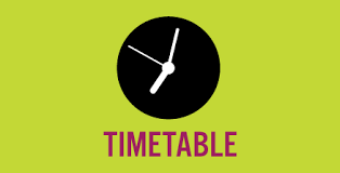 Image result for TIME TABLE  LOGO