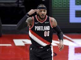 Carmelo anthony, a longtime pitchman for nike's jordan brand, signed his original shoe deal in 2003 at the age of 19 and was paid. Nba Roundup Carmelo Anthony Sparks Portland Trail Blazers Win More Sports News Times Of India