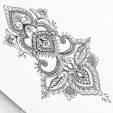 Isolated tattoo or print design abstract gothic mandala in fantasy style. Lace Tattoo Tattoo Designs Mandala Arm Tattoos