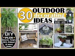 30 Outdoor Decorating Ideas Diy Porch Patio Deck New 200 Ideas From Amazon Ikea Target More Youtu In 2021 Diy Porch Outdoor Deck Decorating Diy Outdoor Decor