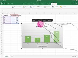 Insert A Chart In Powerpoint Or Word On A Mobile Device