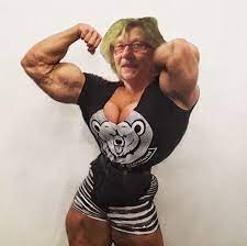 To embed, simply use the following text Muscle Granny Flex By Sanimo On Deviantart Muscular Women Body Building Women Strong Women