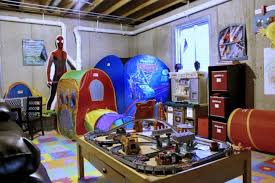 The best part about it is that when. Unfinished Basement Ideas Cozy Playroom For Kids