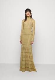 Maybe you would like to learn more about one of these? Herve Leger Gown Ballkleid Gold Coloured Goldfarben Zalando De
