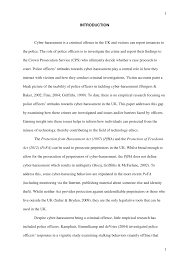 Pdf Uk Based Police Officers Perceptions Of And Role In Investigating Cyber Harassment As A Crime