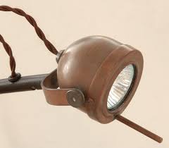 Not only will an led floor lamp reduce your annual energy costs, but it will also save you money on light bulbs, since led light bulbs last for years. Spezia Copper Floor Lamp With Dimmable Led Spotlight Casa Lumi