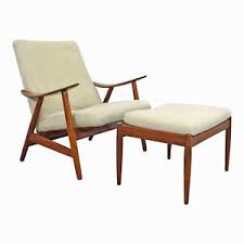 Mid Century Modern Scandinavian Ottoman Mid Century Modernism Style Antiques For Sale Ebay