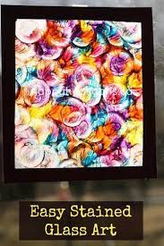 Stained Glass Painting Project For Kids Happy Hooligans Kids Art Projects Art Projects Stained Glass Art