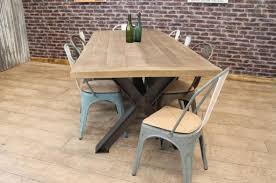Industrial Kitchen Table And Chairs Steel Table Dining Table In Kitchen Kitchen Table Oak