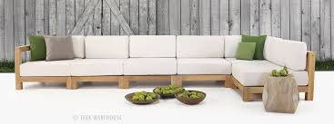 Ibiza Teak Outdoor Sectional Collection Outdoor Sectional Sofa Teak Patio Furniture Sectional Furniture