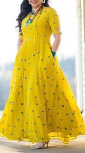 Georgette Anarkali Style Gown For Birthday Party Wj82125 Women Dresses Classy Frock For Women Indian Gowns Dresses
