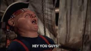 Sloth is muscular, and has distorted features. Sloth Gif Goonies