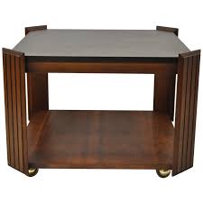 Maybe you would like to learn more about one of these? Lane Altavista Mid Century Modern Walnut Square Rolling Side Coffee Table For Sale At 1stdibs