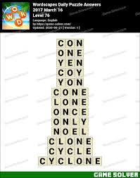 We did not find results for: Wordscapes Daily Puzzle 2017 March 16 Answers Game Solver