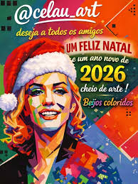 Minha querida amiga arquiteta top @catiaferreira.arq fez pra mim no chatgpt  de surpresa... adorei a Marilyn Noel... obrigado querida amiga.... feliz  natal hohoho...