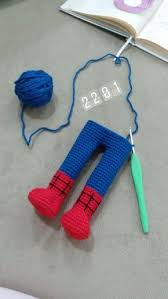 Amigurumi Spiderman Orumcek Adam Tarifi Orgu Modelleri Orumcek Adam Orgu Amigurumi