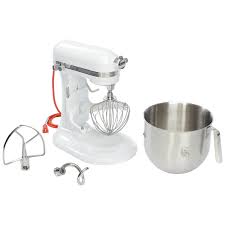 Замес теста на heavy duty 6.9 л kitchenaid и выпечка в духовке apach (денис суховій). Home Garden Kitchenaid Commercial 8 Qt White Commerical Stand Mixer Ksm8990wh Countertop Mixers